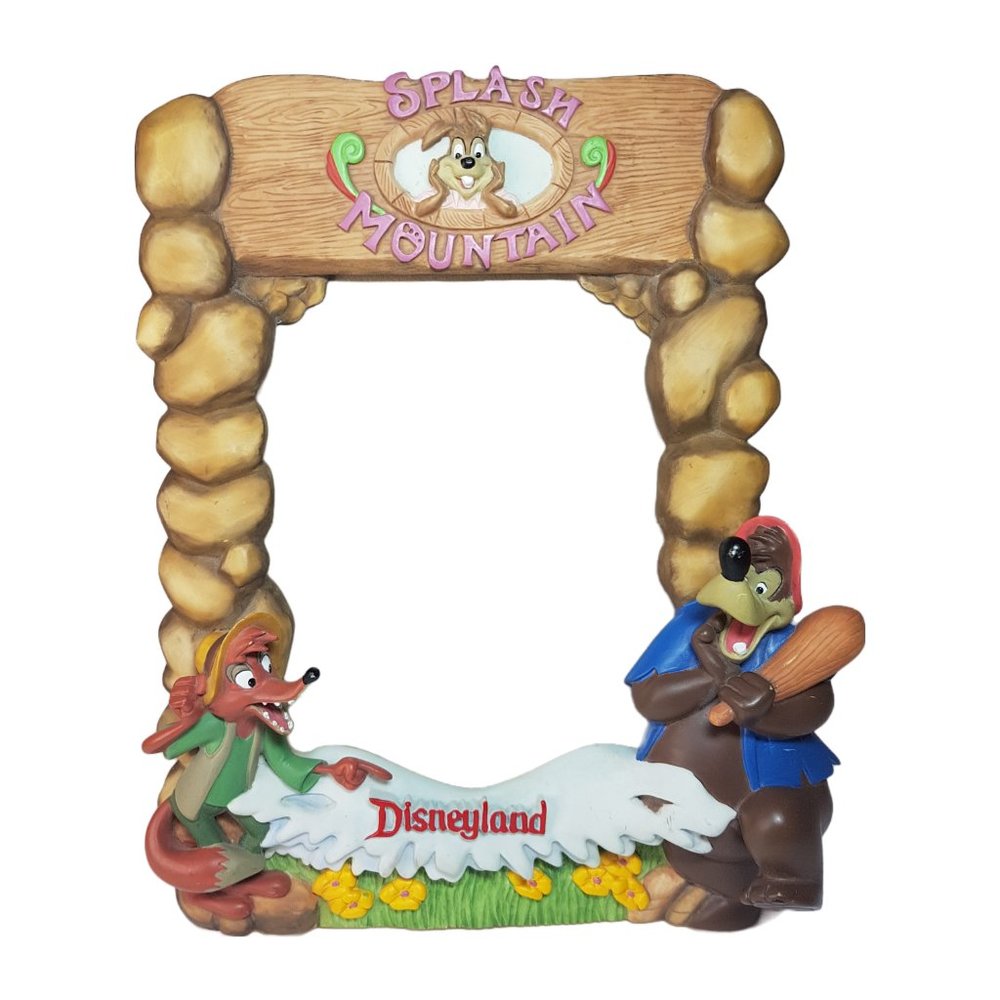 Vintage DISNEY Splash Mountain Bre'r Rabbit Bear Fox 3D Picture Frame Disneyland